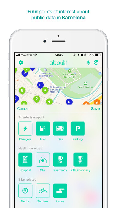 Emulate iPhone app Aboutit using MyAndroid