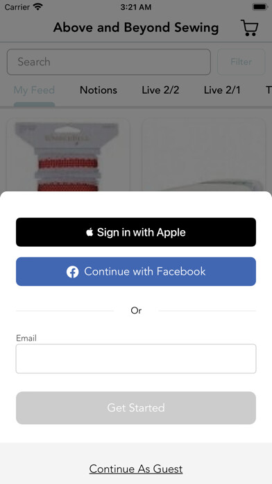 Emulate iPhone app Above and Beyond Sewing using MyAndroid Emulate iPhone app Above and Beyond Sewing using MyAndroid