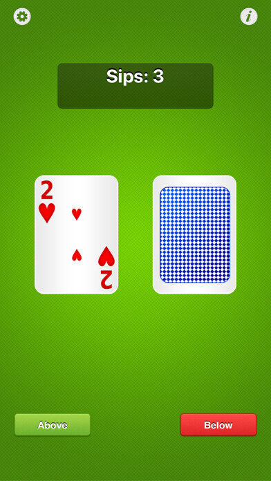 Emulate iPhone app Above or Below - Drinking game using MyAndroid Emulate iPhone app Above or Below - Drinking game using MyAndroid