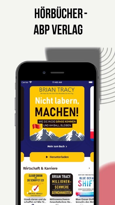 Emulate iPhone app ABP Verlag - Top Hörbücher using MyAndroid