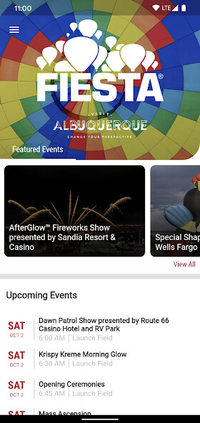 Emulate Android APK ABQ Intl Balloon Fiesta