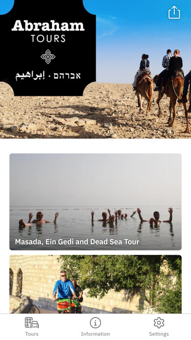 Emulate iPhone app Abraham Tours using MyAndroid Emulate iPhone app Abraham Tours using MyAndroid