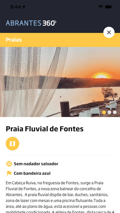 Emulate iPhone app Abrantes360mobile using MyAndroid