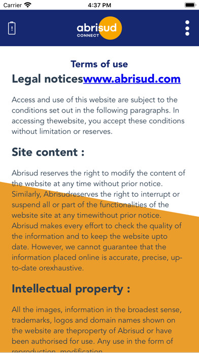 Emulate iPhone app Abrisud Connect® using MyAndroid Emulate iPhone app Abrisud Connect® using MyAndroid
