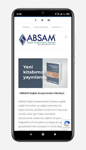 Run android online APK Absam from MyAndroid or emulate Absam using MyAndroid