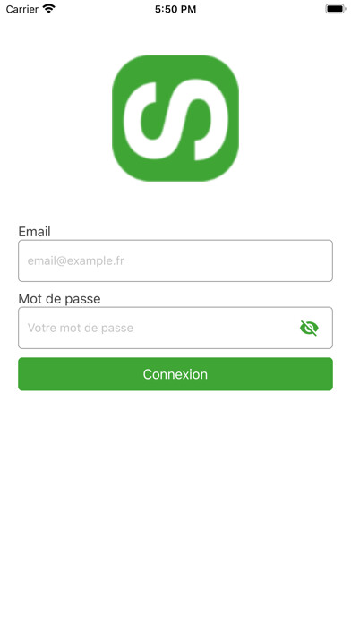Emulate iPhone app Absoluce santé using MyAndroid