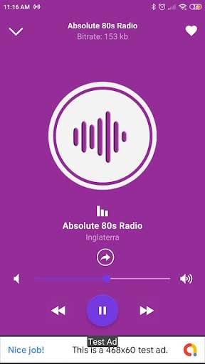 Emulate Android APK Absolute 80s radio station App UK  listen Online