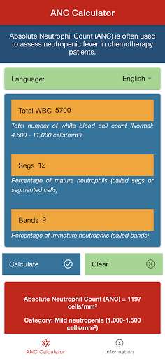 Run android online APK Absolute Neutrophil Count - Hematology Calculator from MyAndroid or emulate Absolute Neutrophil Count - Hematology Calculator using MyAndroid Run android online APK Absolute Neutrophil Count - Hematology Calculator from MyAndroid or emulate Absolute Neutrophil Count - Hematology Calculator using MyAndroid