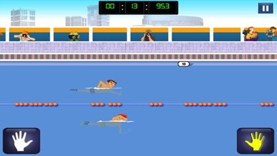 Emulate iPhone app Absolute Swimming Free - 2016 World Tour Pool Competition Games Edition using MyAndroid