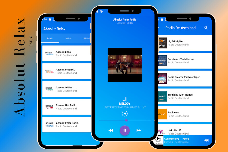 Run android online APK Absolut Relax Radio App from MyAndroid or emulate Absolut Relax Radio App using MyAndroid
