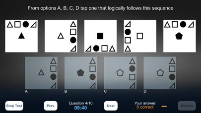 Emulate iPhone app Abstract Reasoning Test using MyAndroid Emulate iPhone app Abstract Reasoning Test using MyAndroid