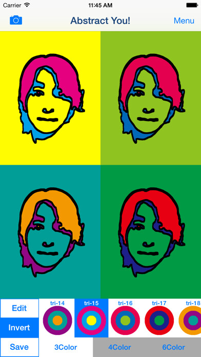 Emulate iPhone app Abstract You - Pop Art Effects using MyAndroid Emulate iPhone app Abstract You - Pop Art Effects using MyAndroid