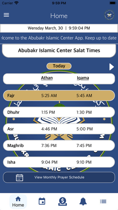 Emulate iPhone app Abubakr Islamic Center using MyAndroid Emulate iPhone app Abubakr Islamic Center using MyAndroid