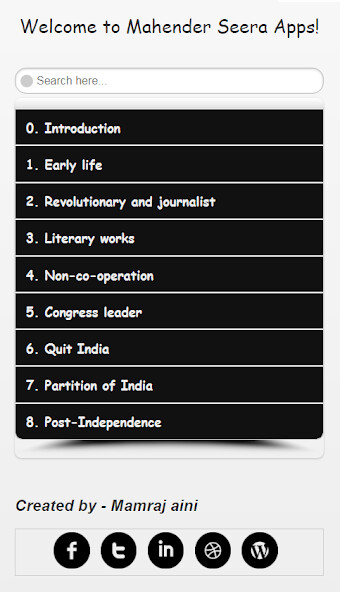 Run android online APK Abul Kalam Azad Biography from MyAndroid or emulate Abul Kalam Azad Biography using MyAndroid Run android online APK Abul Kalam Azad Biography from MyAndroid or emulate Abul Kalam Azad Biography using MyAndroid