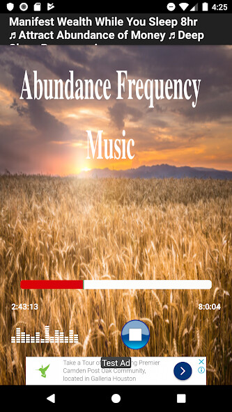 Run android online APK Abundance Frequency - Music from MyAndroid or emulate Abundance Frequency - Music using MyAndroid Run android online APK Abundance Frequency - Music from MyAndroid or emulate Abundance Frequency - Music using MyAndroid