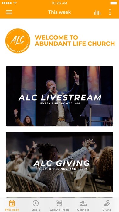 Emulate iPhone app Abundant Life Church GA using MyAndroid Emulate iPhone app Abundant Life Church GA using MyAndroid