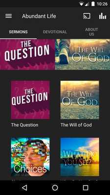 Emulate Android APK Abundant Life Whippany