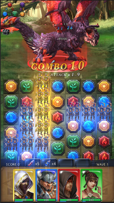 Emulate iPhone app Abyss Puzzle: Cards of Destiny using MyAndroid
