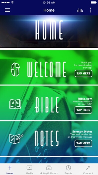 Emulate iPhone app ACAC Church App using MyAndroid Emulate iPhone app ACAC Church App using MyAndroid