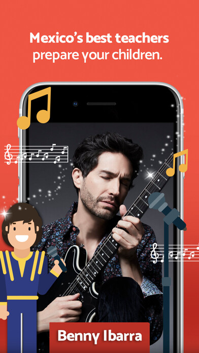 Emulate iPhone app Academia del Futuro using MyAndroid