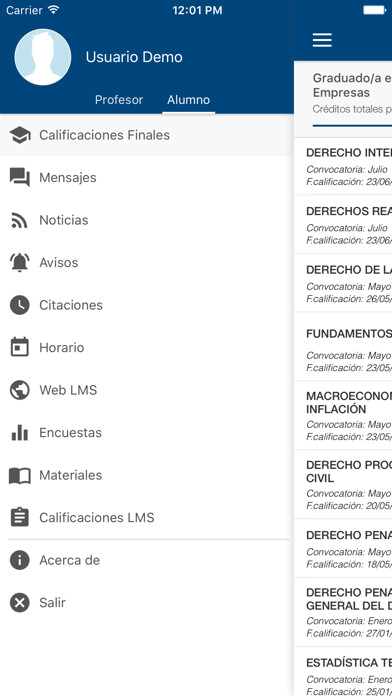 Emulate iPhone app Academic Mobile La Salle using MyAndroid Emulate iPhone app Academic Mobile La Salle using MyAndroid