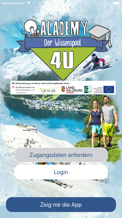 Emulate iPhone app Academy4U Zell am See-Kaprun using MyAndroid