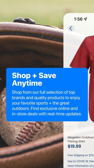 Emulate iPhone app Academy Sports + Outdoors using MyAndroid