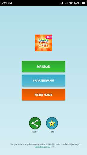 Run android online APK Acak Kata 2019 from MyAndroid or emulate Acak Kata 2019 using MyAndroid