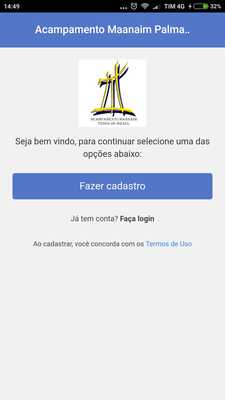 Emulate Android APK Acampamento Maanaim Palmas