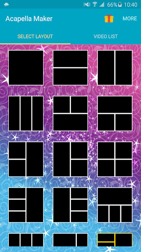 Run android online APK Acapella Maker - Video Collage from MyAndroid or emulate Acapella Maker - Video Collage using MyAndroid