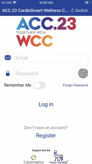 Emulate iPhone app ACC.23 Wellness Challenge using MyAndroid