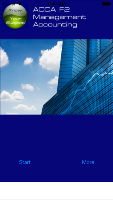 Emulate iPhone app ACCA F2 Management Accounting using MyAndroid
