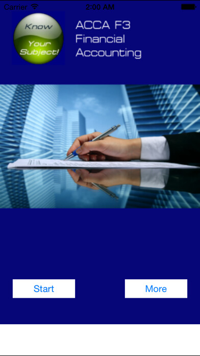 Emulate iPhone app ACCA F3 Financial Accounting using MyAndroid Emulate iPhone app ACCA F3 Financial Accounting using MyAndroid