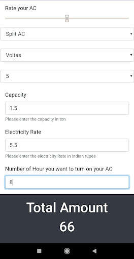 Emulate Android APK AC Calculator Emulate Android APK AC Calculator