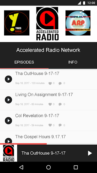 Run android online APK Accelerated Radio from MyAndroid or emulate Accelerated Radio using MyAndroid