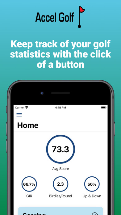 Emulate iPhone app Accel Golf - Stats Tracker using MyAndroid Emulate iPhone app Accel Golf - Stats Tracker using MyAndroid
