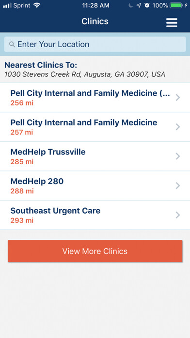 Emulate iPhone app Access2Day Clinic Finder using MyAndroid Emulate iPhone app Access2Day Clinic Finder using MyAndroid