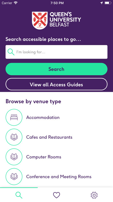 Emulate iPhone app AccessAble - QUB using MyAndroid