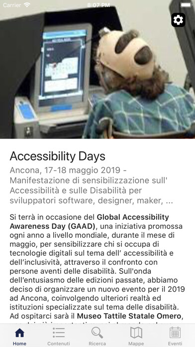 Emulate iPhone app Accessibility Days using MyAndroid