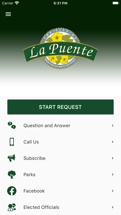 Emulate iPhone app Access La Puente using MyAndroid