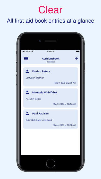 Emulate iPhone app Accident book using MyAndroid Emulate iPhone app Accident book using MyAndroid
