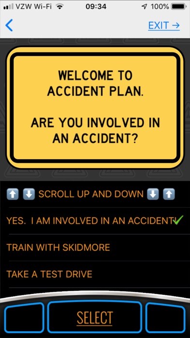 Emulate iPhone app Accident Plan using MyAndroid