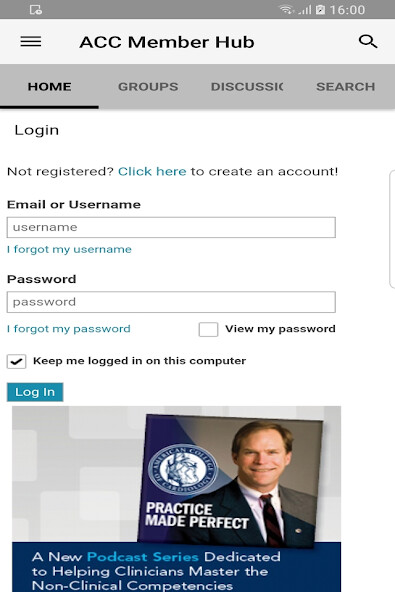 Run android online APK ACC Member Hub from MyAndroid or emulate ACC Member Hub using MyAndroid