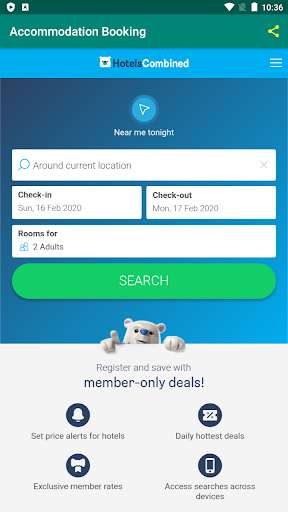 Run android online APK Accommodation Booking from MyAndroid or emulate Accommodation Booking using MyAndroid