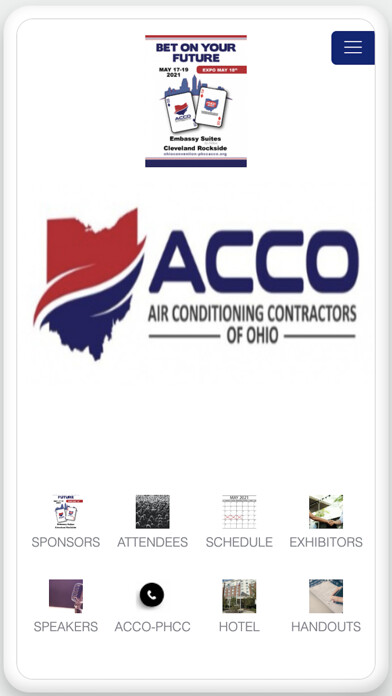 Emulate iPhone app ACCO PHCC Ohio Convention using MyAndroid Emulate iPhone app ACCO PHCC Ohio Convention using MyAndroid