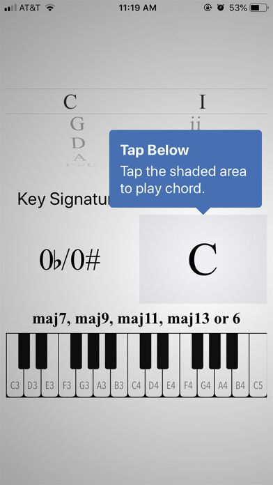 Emulate iPhone app Accordi using MyAndroid