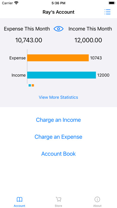 Emulate iPhone app Account Book - Simple using MyAndroid Emulate iPhone app Account Book - Simple using MyAndroid