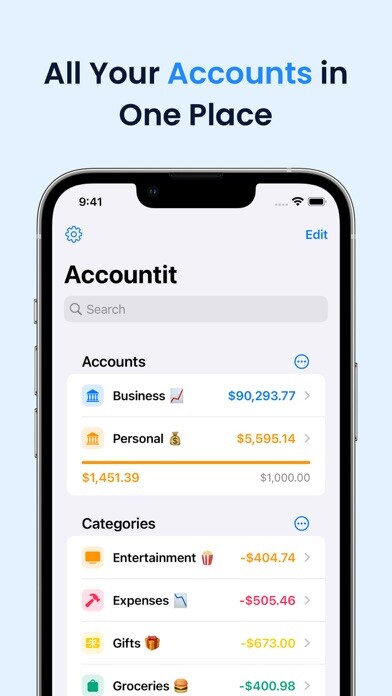 Emulate iPhone app Accountit: Budget Tracker using MyAndroid Emulate iPhone app Accountit: Budget Tracker using MyAndroid