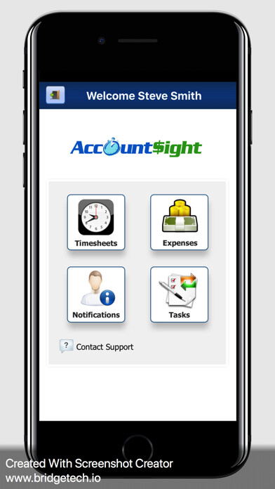 Emulate iPhone app AccountSight Time and Expense using MyAndroid Emulate iPhone app AccountSight Time and Expense using MyAndroid