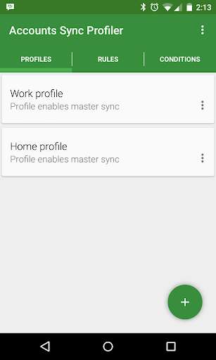 Emulate Android APK Accounts Sync Profiler